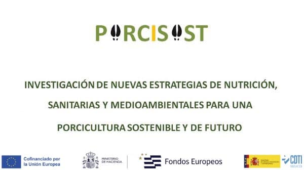 Proyecto PORCISOST: Investigación de nuevas estrategias de nutrición, sanitarias y medioambientales para una porcicultura sostenible y de futuro