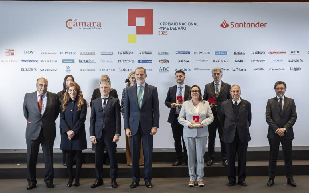 La empresa salmantina Tebrio Group se alza con el Premio Nacional Pyme del Año 2025
