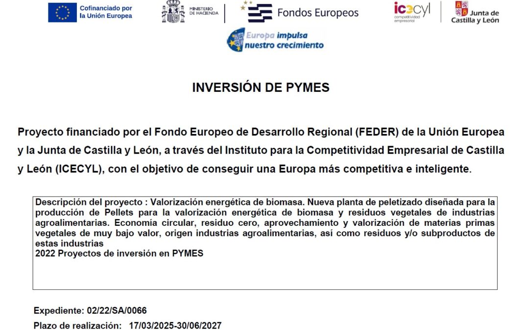Valorización energética de biomasa